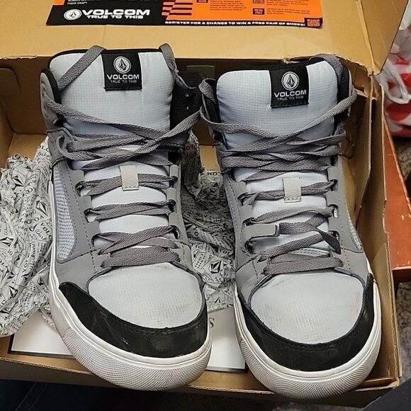 VOLCOM Evolve SKATE INSPIRED WORK SAFETY COMP TOE SLIP RESIST SNEAKERS 8.5 8 1/2 - Picture 5 of 14